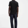 Cotton-jersey T-shirt with embroidered logo artwork