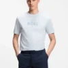 Cotton-jersey T-shirt with golf-inspired logo