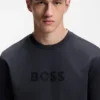 Cotton-jersey T-shirt with golf-inspired logo
