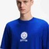 Cotton-jersey T-shirt with Happy HUGO artwork