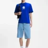Cotton-jersey T-shirt with Happy HUGO artwork