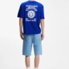 Cotton-jersey T-shirt with Happy HUGO artwork