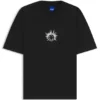 Cotton-jersey T-shirt with Happy HUGO artwork Cotton-jersey T-shirt with Happy HUGO artwork