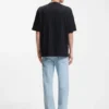 Cotton-jersey T-shirt with Happy HUGOs and stripe Cotton-jersey T-shirt with Happy HUGOs and stripe