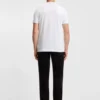 Cotton-jersey T-shirt with large logo print