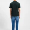 Cotton-jersey T-shirt with large logo print