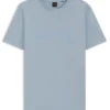 Cotton-jersey T-shirt with large logo print
