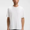 Cotton-jersey T-shirt with logo detail