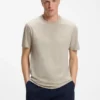Cotton jersey T-shirt with logo detail