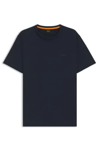 Cotton jersey T-shirt with logo detail