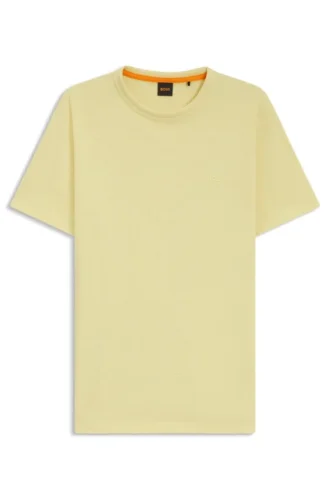 Cotton jersey T-shirt with logo detail
