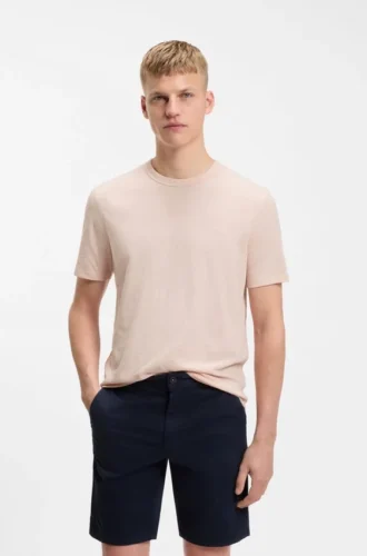 Cotton jersey T-shirt with logo detail