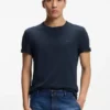 Cotton jersey T-shirt with logo detail