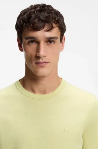 Cotton jersey T-shirt with logo detail