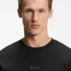 Cotton-jersey T-shirt with logo detail