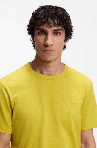 Cotton jersey T-shirt with logo detail