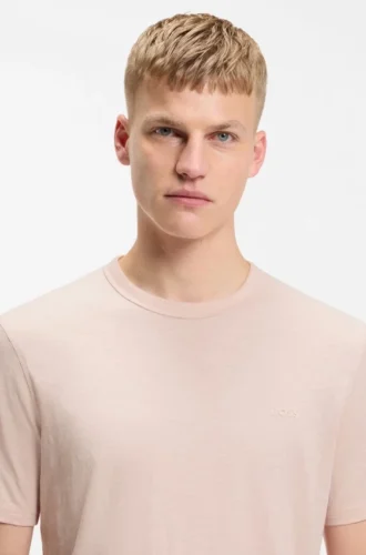 Cotton jersey T-shirt with logo detail