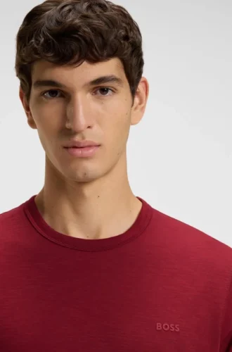 Cotton jersey T-shirt with logo detail