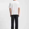 Cotton-jersey T-shirt with logo detail