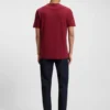 Cotton jersey T-shirt with logo detail