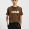 Cotton jersey T-shirt with logo print