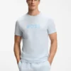 Cotton jersey T-shirt with logo print