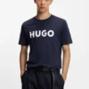 Cotton jersey T-shirt with logo print