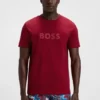 Cotton jersey T-shirt with logo print