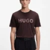 Cotton jersey T-shirt with logo print