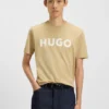 Cotton jersey T-shirt with logo print