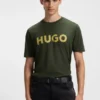 Cotton jersey T-shirt with logo print