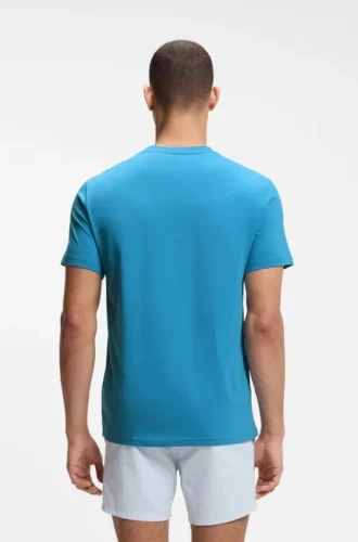 Cotton jersey T-shirt with logo print
