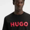 Cotton jersey T-shirt with logo print