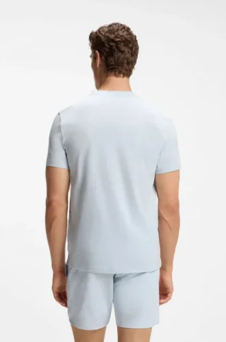Cotton jersey T-shirt with logo print