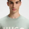 Cotton jersey T-shirt with logo print