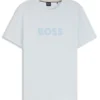 Cotton jersey T-shirt with logo print