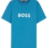 Cotton jersey T-shirt with logo print