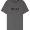 Cotton jersey T-shirt with logo print