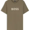Cotton jersey T-shirt with logo print