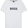 Cotton jersey T-shirt with logo print