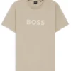 Cotton jersey T-shirt with logo print