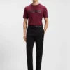 Cotton jersey T-shirt with logo print