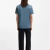 Cotton jersey T-shirt with logo print