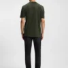 Cotton jersey T-shirt with logo print
