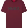 Cotton jersey T-shirt with logo print