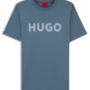 Cotton jersey T-shirt with logo print