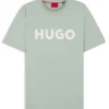 Cotton jersey T-shirt with logo print