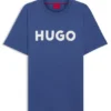 Cotton jersey T-shirt with logo print