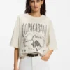 Cotton-jersey T-shirt with printed artwork
