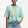 Cotton-jersey T-shirt with printed artwork